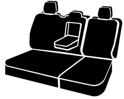 Fia - Fia SL62-53 BLK/BLK LeatherLite Custom Seat Cover