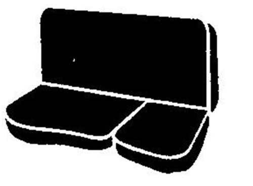 Fia - Fia TR42-3 BLACK Wrangler Custom Seat Cover