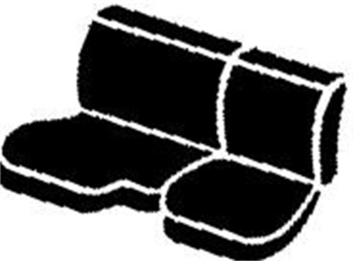Fia - Fia SP82-11 BLACK Seat Protector Custom Seat Cover