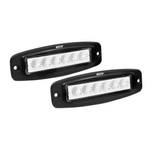 Westin - Westin 09-1918FM6 FM6 Flush Mount LED Auxiliary Light