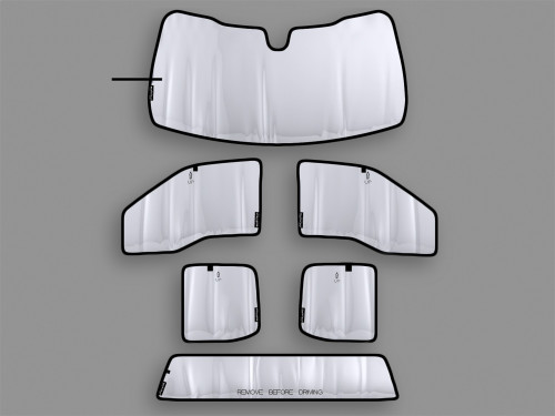 WeatherTech - WeatherTech TS1419K1 WeatherTech SunShade Full Vehicle Kit