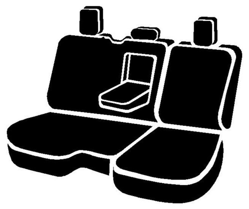 Fia - Fia SL62-54 BLK/BLK LeatherLite Custom Seat Cover