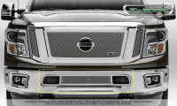T-Rex Grilles - T-Rex Grilles 55785 Upper Class Series Mesh Bumper Grille Overlay - Image 1