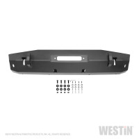 Westin - Westin 59-80005 WJ2 Stubby Front Bumper w/Bull Bar - Image 4