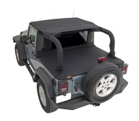 Bushwacker - Bushwacker 15235 TrailArmor Twill Flat Back Soft Top - Image 1
