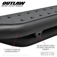 Westin - Westin 58-54135 Outlaw Nerf Step Bars - Image 3