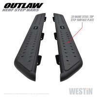 Westin - Westin 58-53155 Outlaw Nerf Step Bars - Image 2