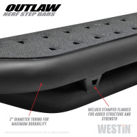 Westin - Westin 58-53155 Outlaw Nerf Step Bars - Image 3