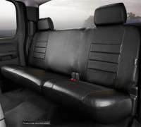 Fia - Fia SL69-57 BLK/BLK LeatherLite Custom Seat Cover - Image 2