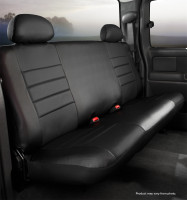 Fia - Fia SL601 BLK/BLK LeatherLite Custom Seat Cover - Image 2