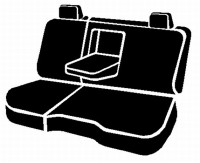 Fia - Fia NP92-92 GRAY Neo Neoprene Custom Fit Truck Seat Covers - Image 1