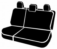 Fia - Fia SL62-88 BLK/BLK LeatherLite Custom Seat Cover - Image 1