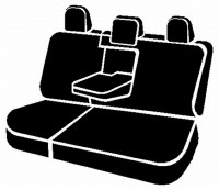 Fia - Fia NP92-62 GRAY Neo Neoprene Custom Fit Truck Seat Covers - Image 1
