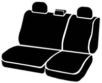 Fia - Fia NP92-82 GRAY Neo Neoprene Custom Fit Truck Seat Covers - Image 1