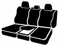 Fia - Fia NP97-28 GRAY Neo Neoprene Custom Fit Truck Seat Covers - Image 1