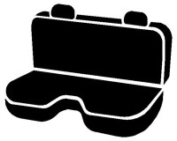 Fia - Fia NP92-43 GRAY Neo Neoprene Custom Fit Truck Seat Covers - Image 1