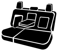 Fia - Fia NP92-66 GRAY Neo Neoprene Custom Fit Truck Seat Covers - Image 1