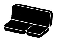 Fia - Fia OE32-15 GRAY OE Custom Seat Cover - Image 1