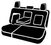 Fia - Fia TRS42-66 BLACK Wrangler Solid Seat Cover - Image 1