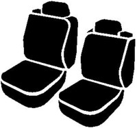 Fia - Fia SL68-12 BLK/BLK LeatherLite Custom Seat Cover - Image 1