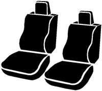 Fia - Fia SL69-74 BLK/BLK LeatherLite Custom Seat Cover - Image 1