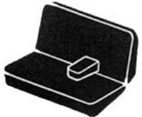 Fia - Fia TR48-11 BLACK Wrangler Custom Seat Cover - Image 1