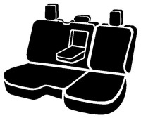 Fia - Fia TRS42-54 BLACK Wrangler Solid Seat Cover - Image 1