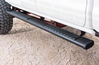 Dee Zee - Dee Zee DZ16101 Textured Black Steel Side Steps 6 in. Oval Cab Length - Image 5