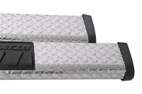 Dee Zee - Dee Zee DZ16412 Black-Tread Aluminum Side Step 6 in. Oval Cab Length - Image 3