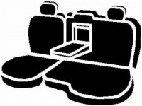 Fia - Fia OE32-22 GRAY OE Custom Seat Cover - Image 1