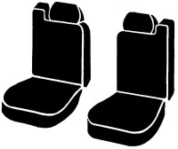 Fia - Fia OE38-15 CHARC OE Custom Seat Cover - Image 1