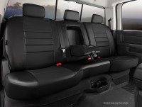 Fia - Fia SL62-44 BLK/BLK LeatherLite Custom Seat Cover - Image 2