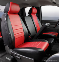 Fia - Fia SL67-24 RED LeatherLite Custom Seat Cover - Image 2