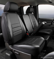 Fia - Fia SL67-33 BLK/BLK LeatherLite Custom Seat Cover - Image 2