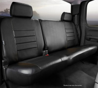 Fia - Fia SL62-23 BLK/BLK LeatherLite Custom Seat Cover - Image 2