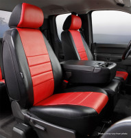 Fia - Fia SL67-10 RED LeatherLite Custom Seat Cover - Image 2